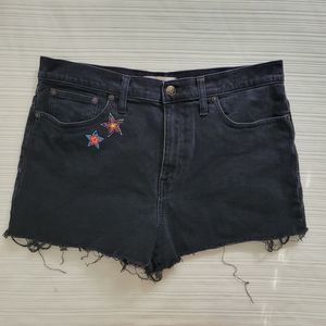 Madewell high rise denim short
